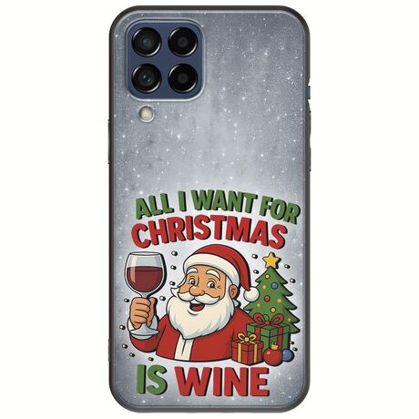 All I Want For Christmas Is - Wine Samsung Galaxy M53 5G Black TPU (Μαύρη Σιλικόνη)