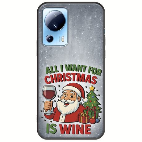 All I Want For Christmas Is - Wine Xiaomi 13 Lite 5G Black TPU (Μαύρη Σιλικόνη)