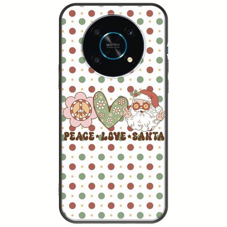 Peace Love Santa Honor Magic 4 Lite 5G Black TPU (Μαύρη Σιλικόνη)