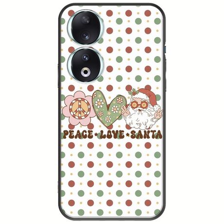 Peace Love Santa Honor 90 5G Black TPU (Μαύρη Σιλικόνη)