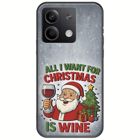 All I Want For Christmas Is - Wine Xiaomi Redmi Note 13 5G Black TPU (Μαύρη Σιλικόνη)