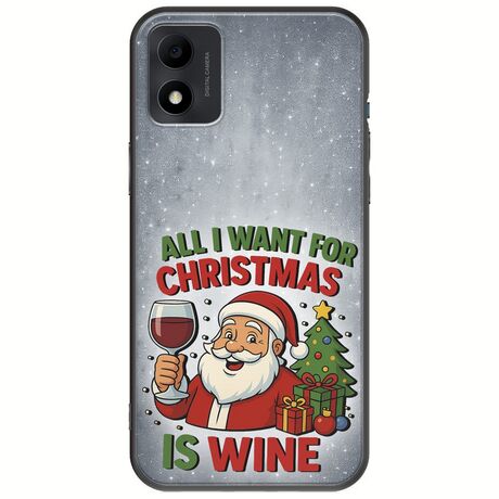 All I Want For Christmas Is - Wine TCL 305i Black TPU (Μαύρη Σιλικόνη)