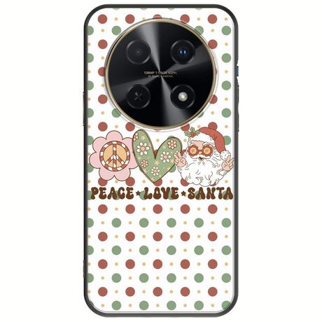 Peace Love Santa Huawei Nova 12i Black TPU (Μαύρη Σιλικόνη)