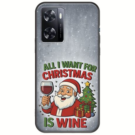 All I Want For Christmas Is - Wine OnePlus Nord N20 SE Black TPU (Μαύρη Σιλικόνη)