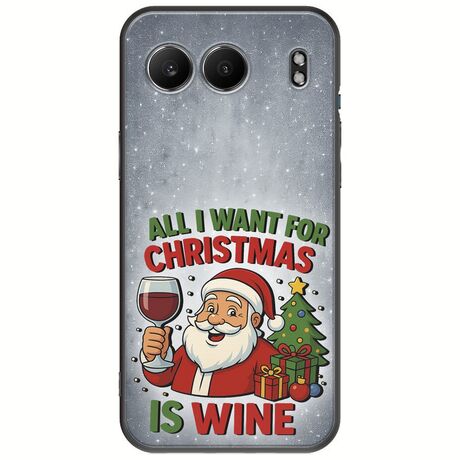 All I Want For Christmas Is - Wine OnePlus Nord 4 5G Black TPU (Μαύρη Σιλικόνη)