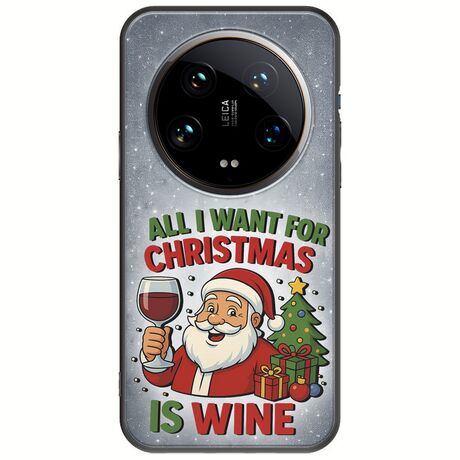 All I Want For Christmas Is - Wine Xiaomi 14 Ultra 5G Black TPU (Μαύρη Σιλικόνη)