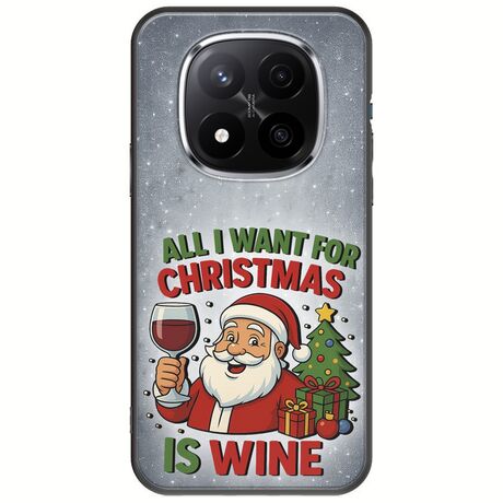 All I Want For Christmas Is - Wine Xiaomi Poco X7 5G Black TPU (Μαύρη Σιλικόνη)
