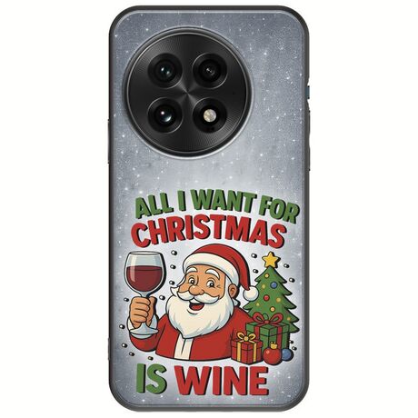 All I Want For Christmas Is - Wine OnePlus 13 5G Black TPU (Μαύρη Σιλικόνη)