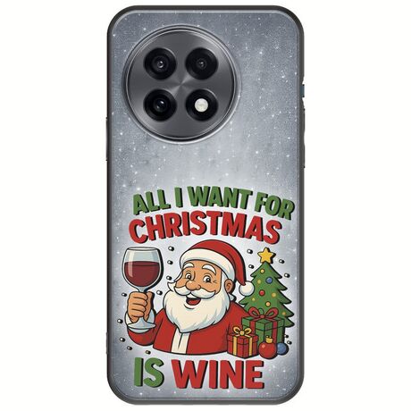 All I Want For Christmas Is - Wine OnePlus 13R 5G Black TPU (Μαύρη Σιλικόνη)