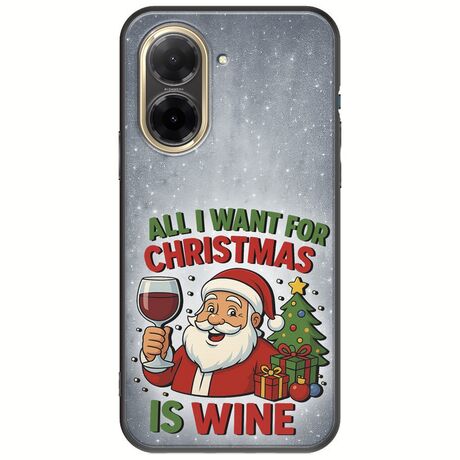 All I Want For Christmas Is - Wine Xiaomi Redmi A5 4G Black TPU (Μαύρη Σιλικόνη)
