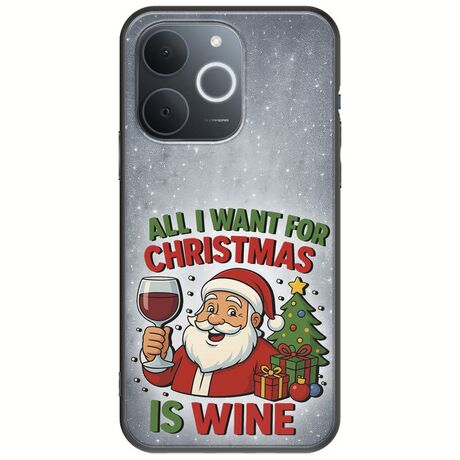 All I Want For Christmas Is - Wine Realme Note 70T Black TPU (Μαύρη Σιλικόνη)