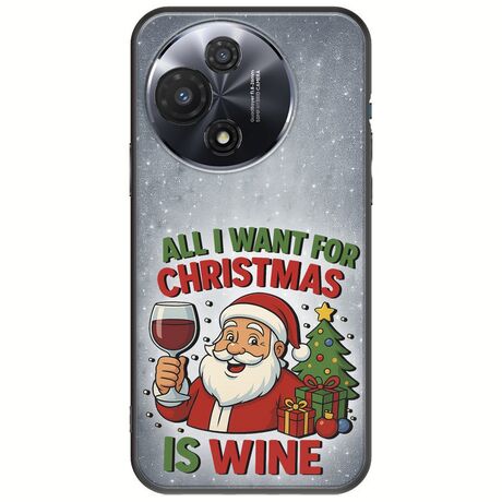 All I Want For Christmas Is - Wine TCL 60R 5G Black TPU (Μαύρη Σιλικόνη)