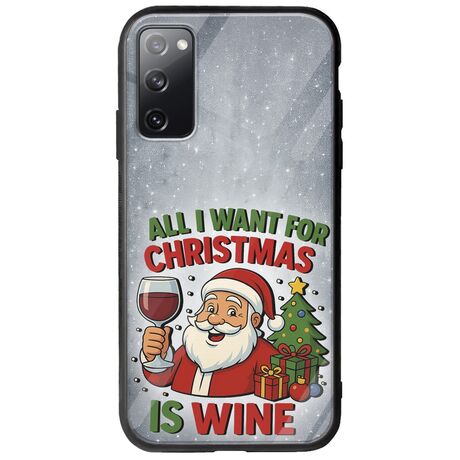 All I Want For Christmas Is - Wine Samsung Galaxy S20 Groove TPU (Tempered Glass και TPU)