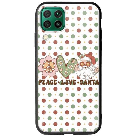 Peace Love Santa Huawei P40 Lite Groove TPU (Tempered Glass και TPU)