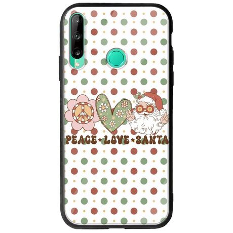 Peace Love Santa Huawei P40 Lite E Groove TPU (Tempered Glass και TPU)