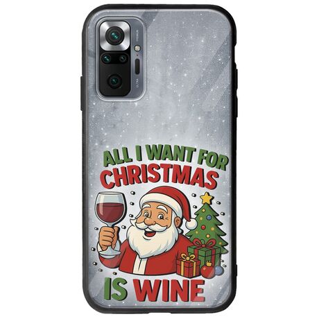 All I Want For Christmas Is - Wine Xiaomi Redmi Note 10 Pro / 10 Pro Max Groove TPU (Tempered Glass και TPU)