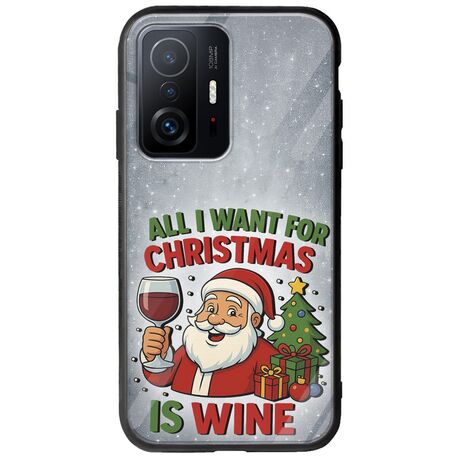 All I Want For Christmas Is - Wine Xiaomi 11T / 11T Pro Groove TPU (Tempered Glass και TPU)
