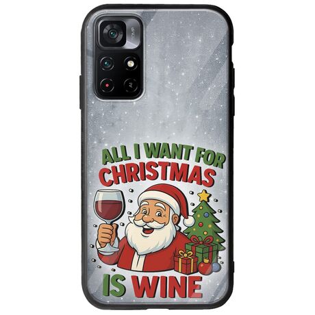 All I Want For Christmas Is - Wine Xiaomi Poco M4 Pro 5G Groove TPU (Tempered Glass και TPU)