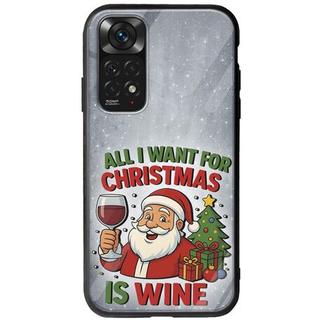 All I Want For Christmas Is - Wine Xiaomi Redmi Note 11 / 11s Groove TPU (Tempered Glass και TPU)
