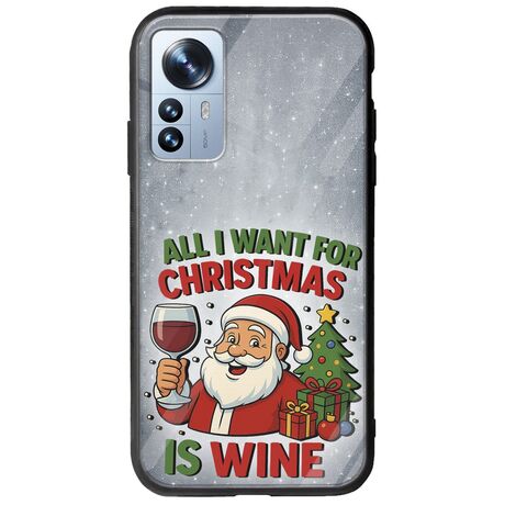 All I Want For Christmas Is - Wine Xiaomi 12 Pro Groove TPU (Tempered Glass και TPU)
