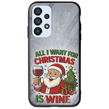 All I Want For Christmas Is - Wine Samsung Galaxy A53 5G Groove TPU (Tempered Glass και TPU)