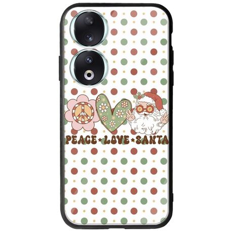 Peace Love Santa Honor 90 5G Groove TPU (Tempered Glass και TPU)