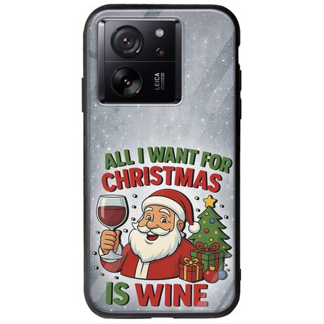 All I Want For Christmas Is - Wine Xiaomi 13T 5G Groove TPU (Tempered Glass και TPU)