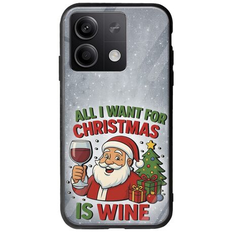 All I Want For Christmas Is - Wine Xiaomi Redmi Note 13 5G Groove TPU (Tempered Glass και TPU)