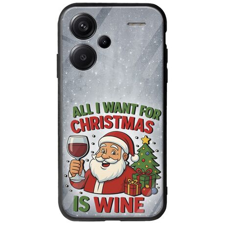 All I Want For Christmas Is - Wine Xiaomi Redmi Note 13 Pro Plus 5G Groove TPU (Tempered Glass και TPU)