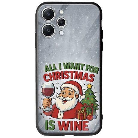 All I Want For Christmas Is - Wine Xiaomi Redmi 12 5G Groove TPU (Tempered Glass και TPU)