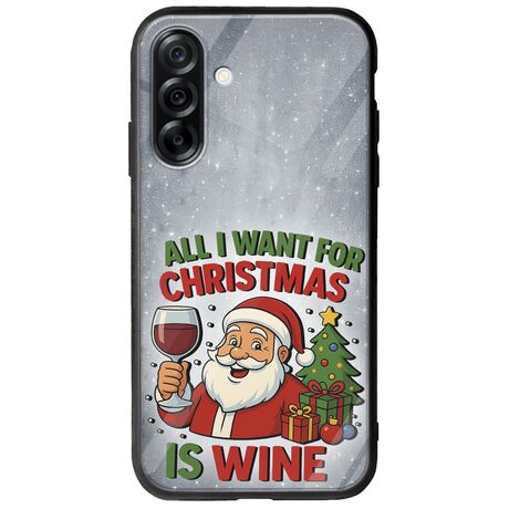 All I Want For Christmas Is - Wine Samsung Galaxy A36 5G  Groove TPU (Tempered Glass και TPU)
