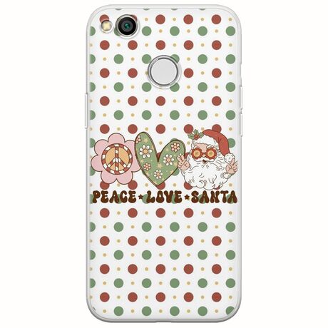 Peace Love Santa Xiaomi Redmi 4X Flexible TPU (Διάφανη Σιλικόνη)