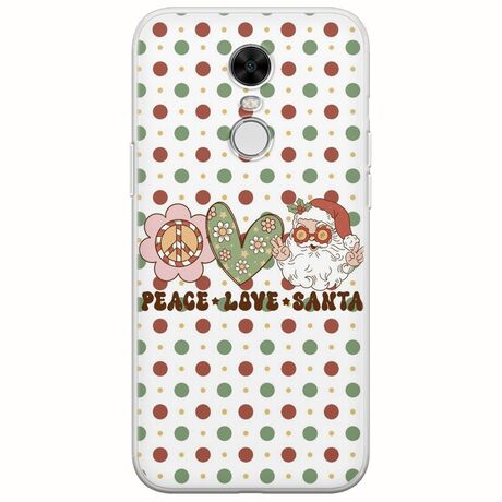 Peace Love Santa Xiaomi Redmi Note 4 / Note 4X Flexible TPU (Διάφανη Σιλικόνη)