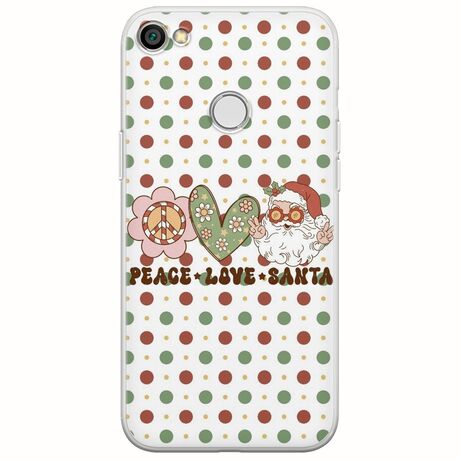 Peace Love Santa Xiaomi Redmi Note 5A Prime Flexible TPU (Διάφανη Σιλικόνη)