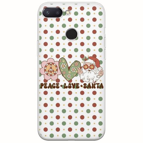 Peace Love Santa Xiaomi Redmi 6 Flexible TPU (Διάφανη Σιλικόνη)
