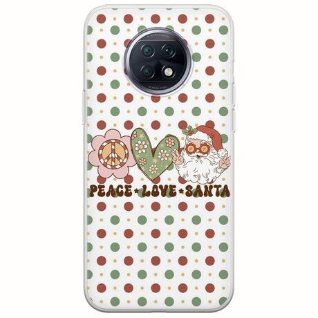 Peace Love Santa Xiaomi Redmi Note 9T 5G Flexible TPU (Διάφανη Σιλικόνη)