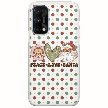Peace Love Santa Realme 7 Pro Flexible TPU (Διάφανη Σιλικόνη)