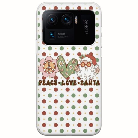 Peace Love Santa Xiaomi Mi 11 Ultra Flexible TPU (Διάφανη Σιλικόνη)