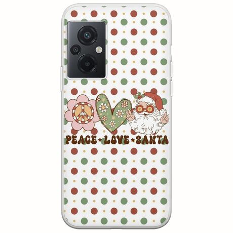 Peace Love Santa Xiaomi Poco M5 Flexible TPU (Διάφανη Σιλικόνη)