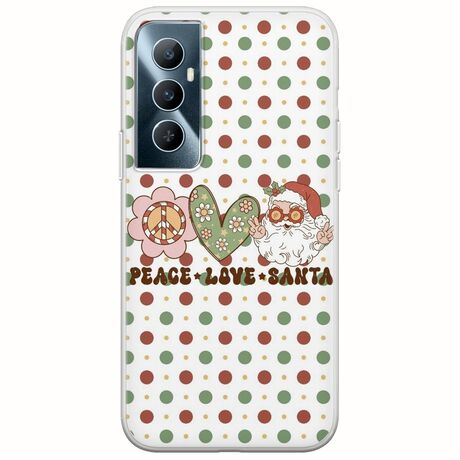 Peace Love Santa Realme C65 4G Flexible TPU (Διάφανη Σιλικόνη)