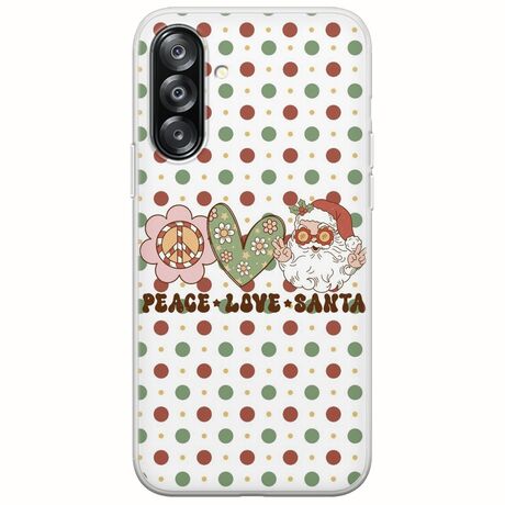 Peace Love Santa Samsung Galaxy A26 5G  Flexible TPU (Διάφανη Σιλικόνη)