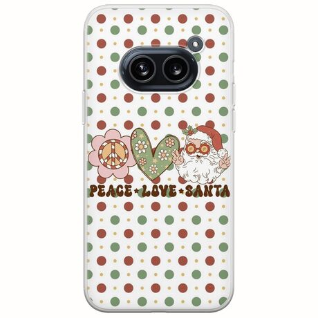 Peace Love Santa Nothing Phone (2a) 5G Flexible TPU (Διάφανη Σιλικόνη)