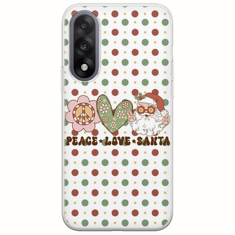Peace Love Santa OnePlus Nord 5 5G Flexible TPU (Διάφανη Σιλικόνη)