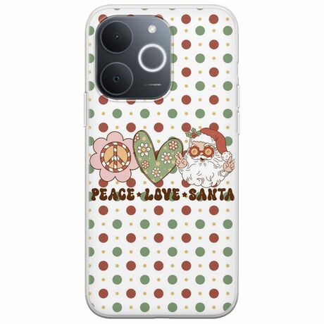 Peace Love Santa Realme Note 70T Flexible TPU (Διάφανη Σιλικόνη)