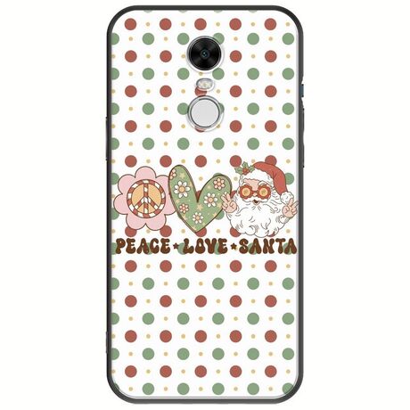 Peace Love Santa Xiaomi Redmi Note 4 / Note 4X Black TPU (Μαύρη Σιλικόνη)