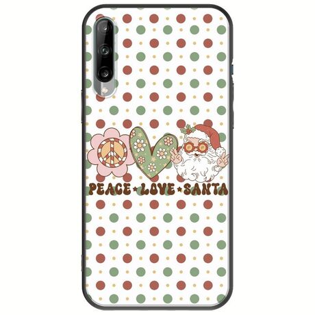Peace Love Santa Samsung Galaxy A30s Black TPU (Μαύρη Σιλικόνη)