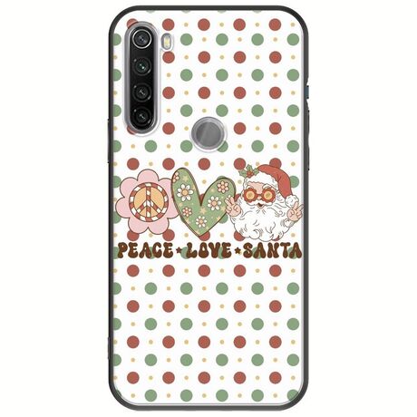 Peace Love Santa Xiaomi Redmi Note 8T Black TPU (Μαύρη Σιλικόνη)
