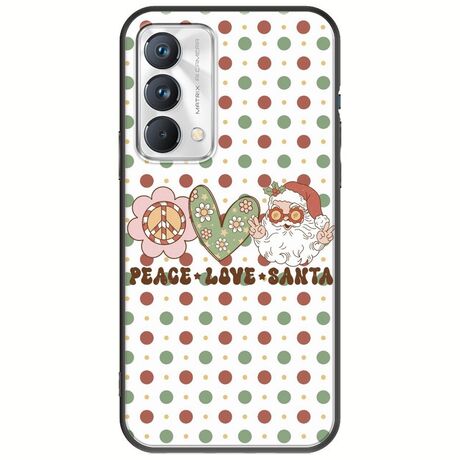 Peace Love Santa Realme GT Master Edition Black TPU (Μαύρη Σιλικόνη)