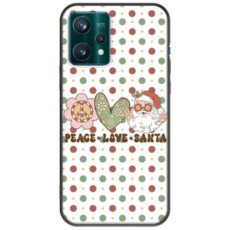 Peace Love Santa Realme 9 Pro Black TPU (Μαύρη Σιλικόνη)