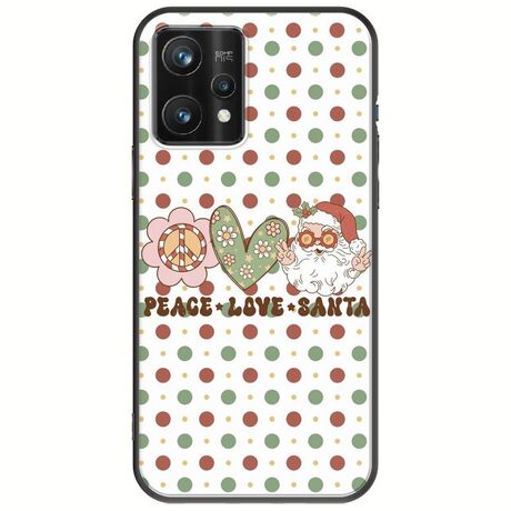 Peace Love Santa Realme 9 Pro Plus Black TPU (Μαύρη Σιλικόνη)